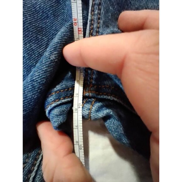 Vigoss Women's Jeans Size 29 Paper Bag Scrunch Top High Rise - Picture 7 of 7